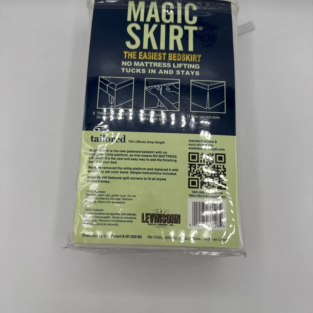 NEW Magic Skirt KING BED Tailored Bedskirt 15